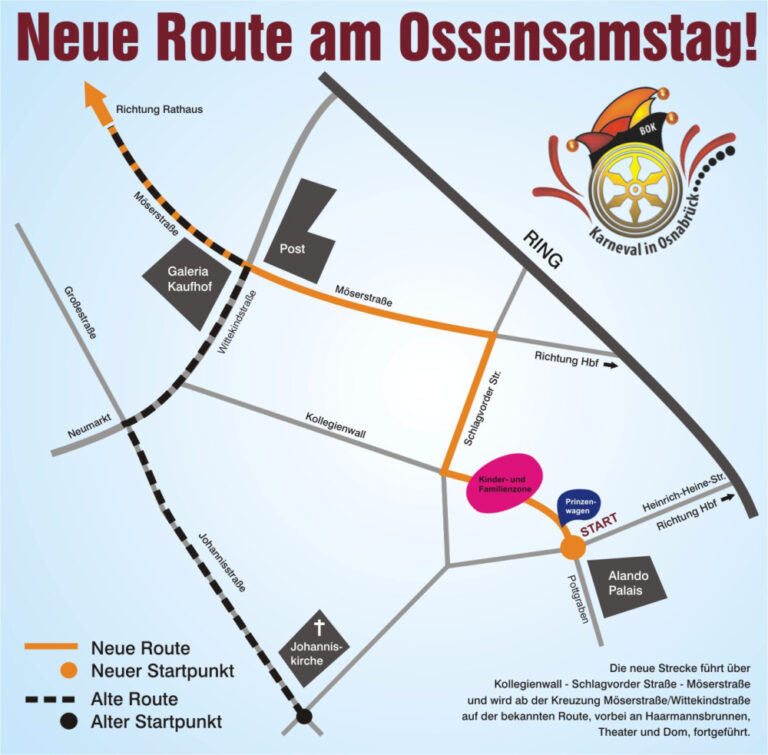 Ossensamstag Route