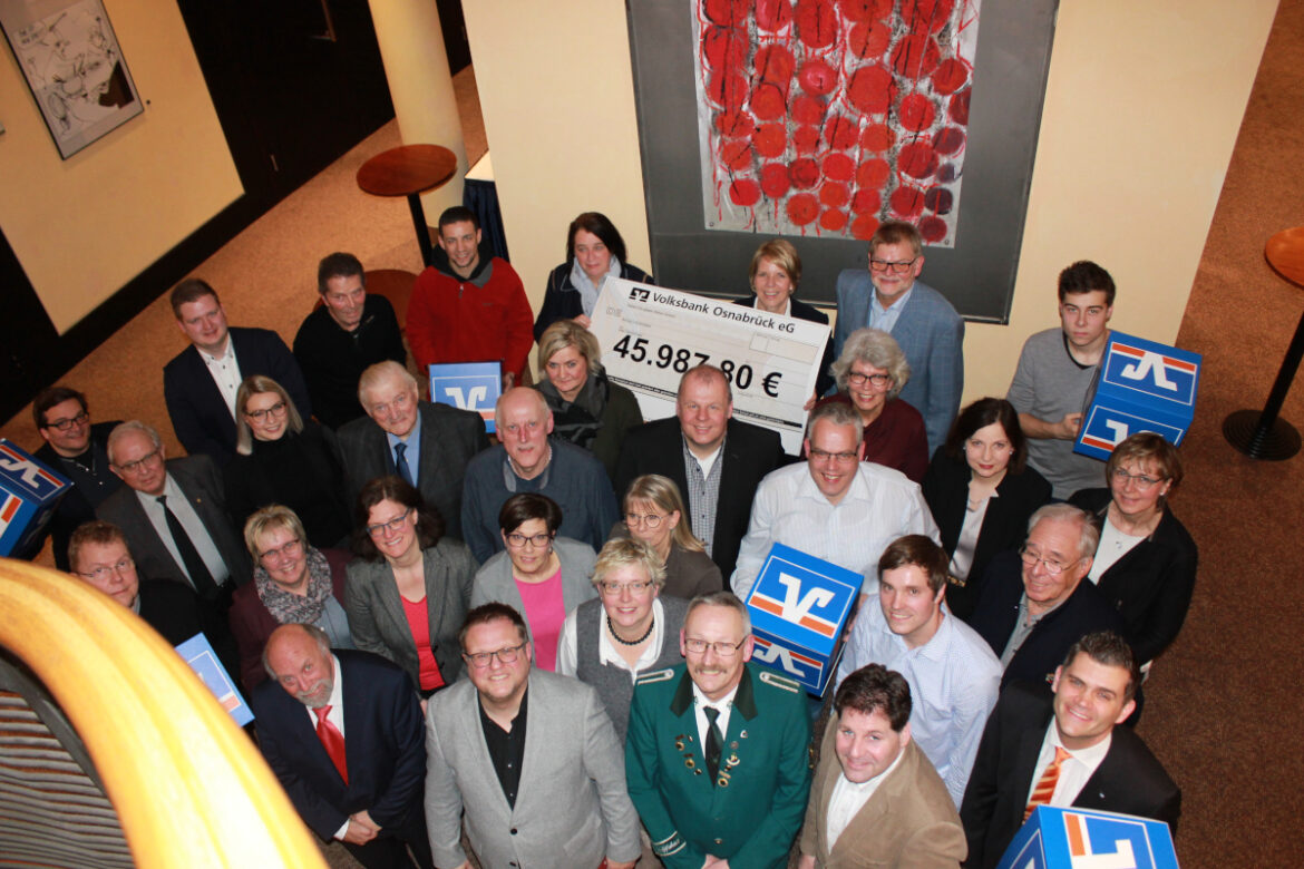 Spendenübergabe Volksbanken