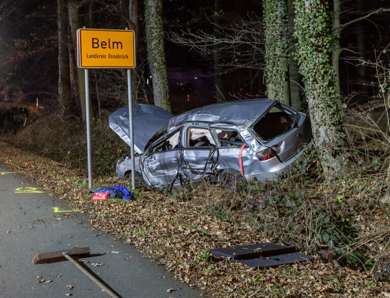 Unfallort in Belm