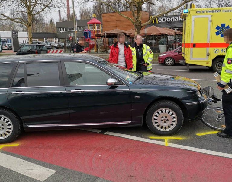 Unfall Pagenstecherstraße