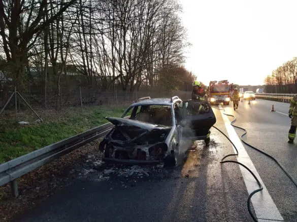 2019-03-29_Brand-Feuer-PKW-Autobahn-A30-Osnabrueck_001 PKW brennt auf Autobahn A30 bei Osnabrück aus