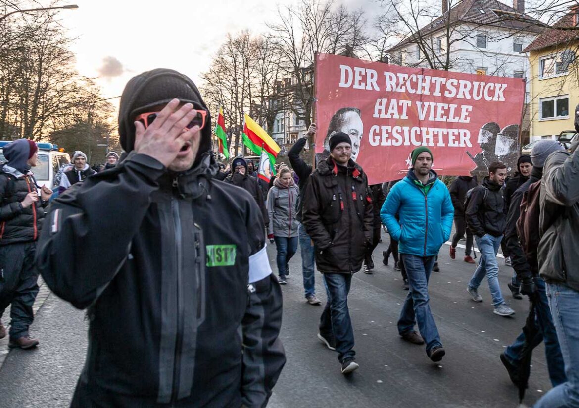Demonstration gegen Polizeigesetz