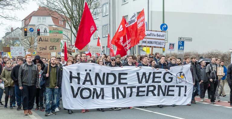 Demo gegen Artikel 13