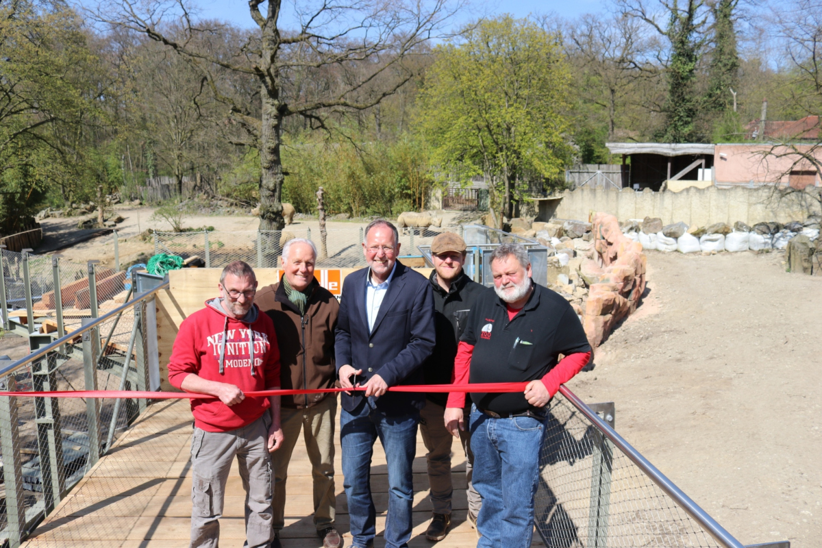 Höhenpfad, nashornanlage, Zoo