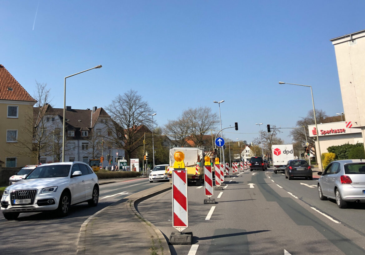Abbiegeverbot am Eversburger Platz