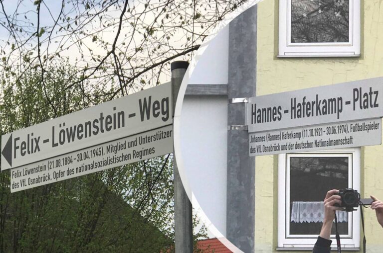 Neue Straßennamen an der Bremer Brücke