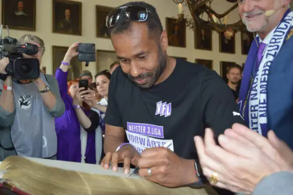 VfL Osnabrück, Aufstiegsfeier, Osnabrück, Rathausplatz, Fußball