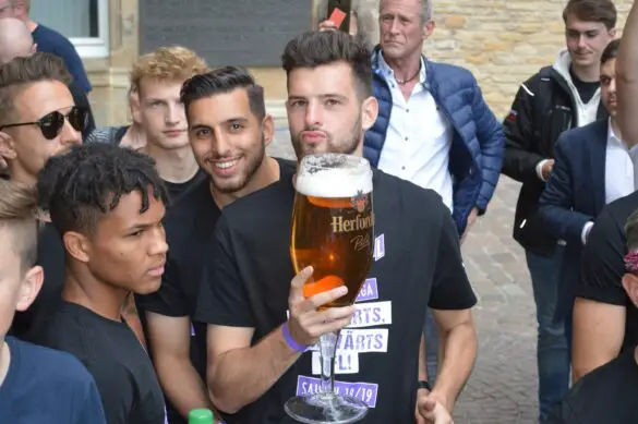 VfL Osnabrück, Aufstiegsfeier, Osnabrück, Rathausplatz, Fußball