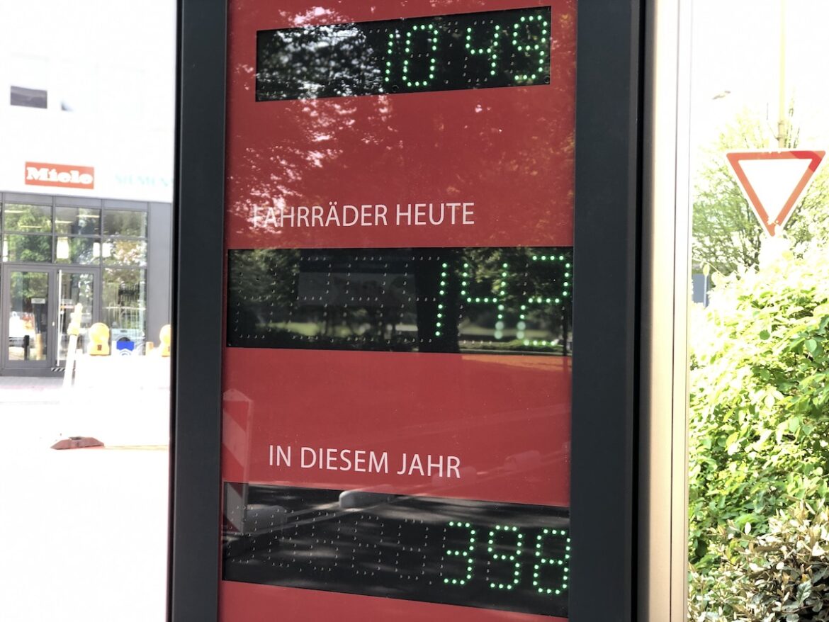 Fahrradzählanlage in Osnabrück