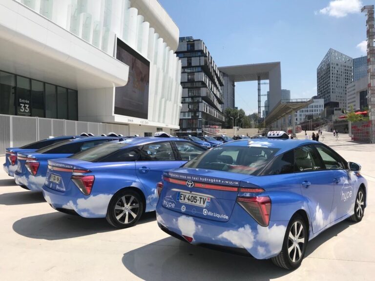 Wasserstoff-Autos in Paris