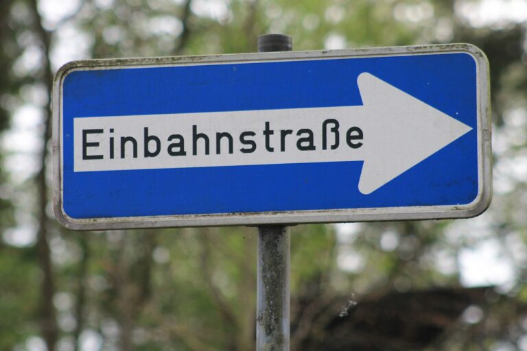 Deutschen Musikfest Verkehr Einbahnstraße