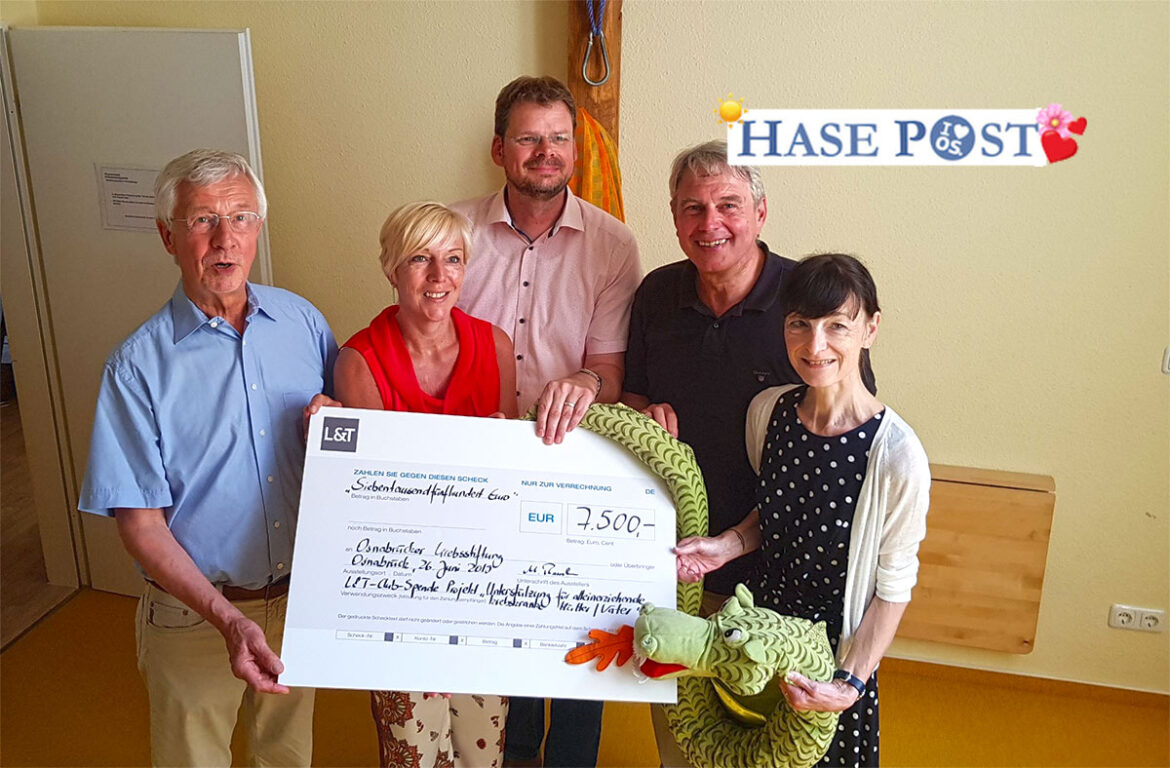 Spendenübergabe L&T Club (Foto: privat)