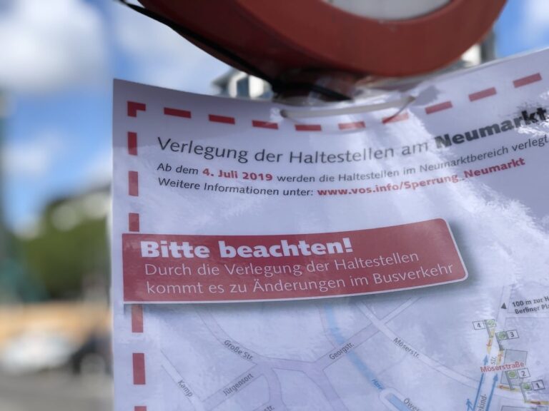 Neumarkt ohne Busse