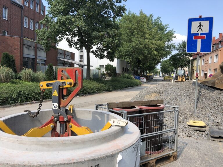 Baustelle Blumenhaller Weg (Archivbild)