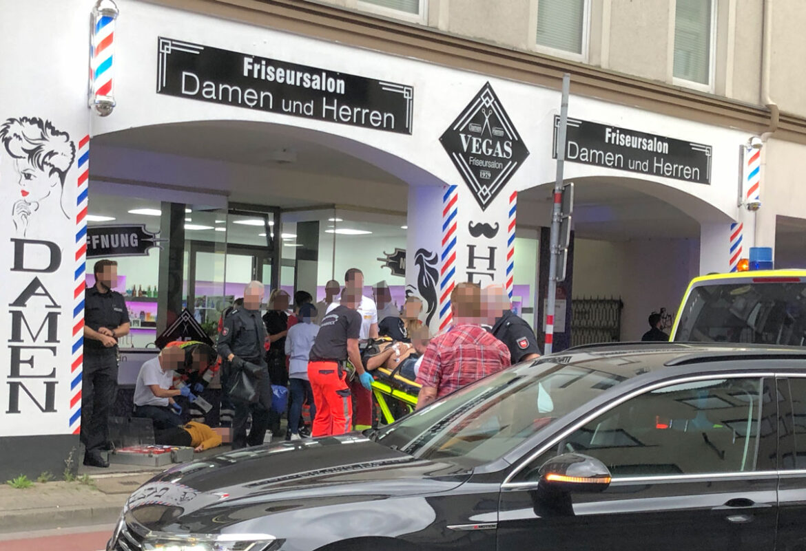 Rettungskräfte im Einsatz