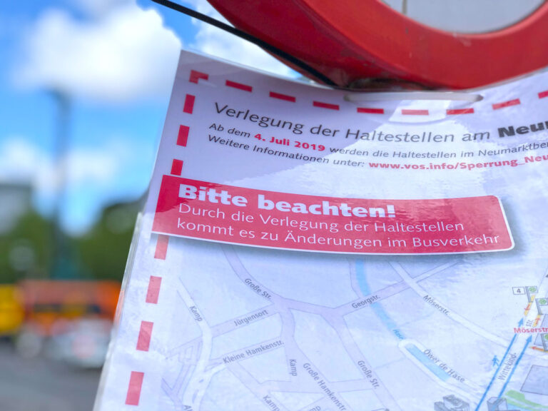 Busverlegung am Neumarkt