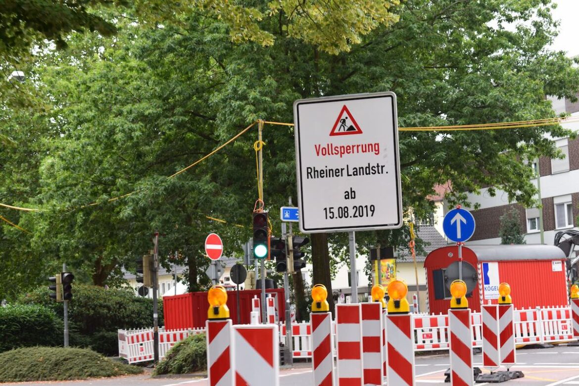 (Archivbild) Seit 2019 ist die Rheiner Landstraße abschnittweise eine einzige Baustelle. / Foto: Pohlmann