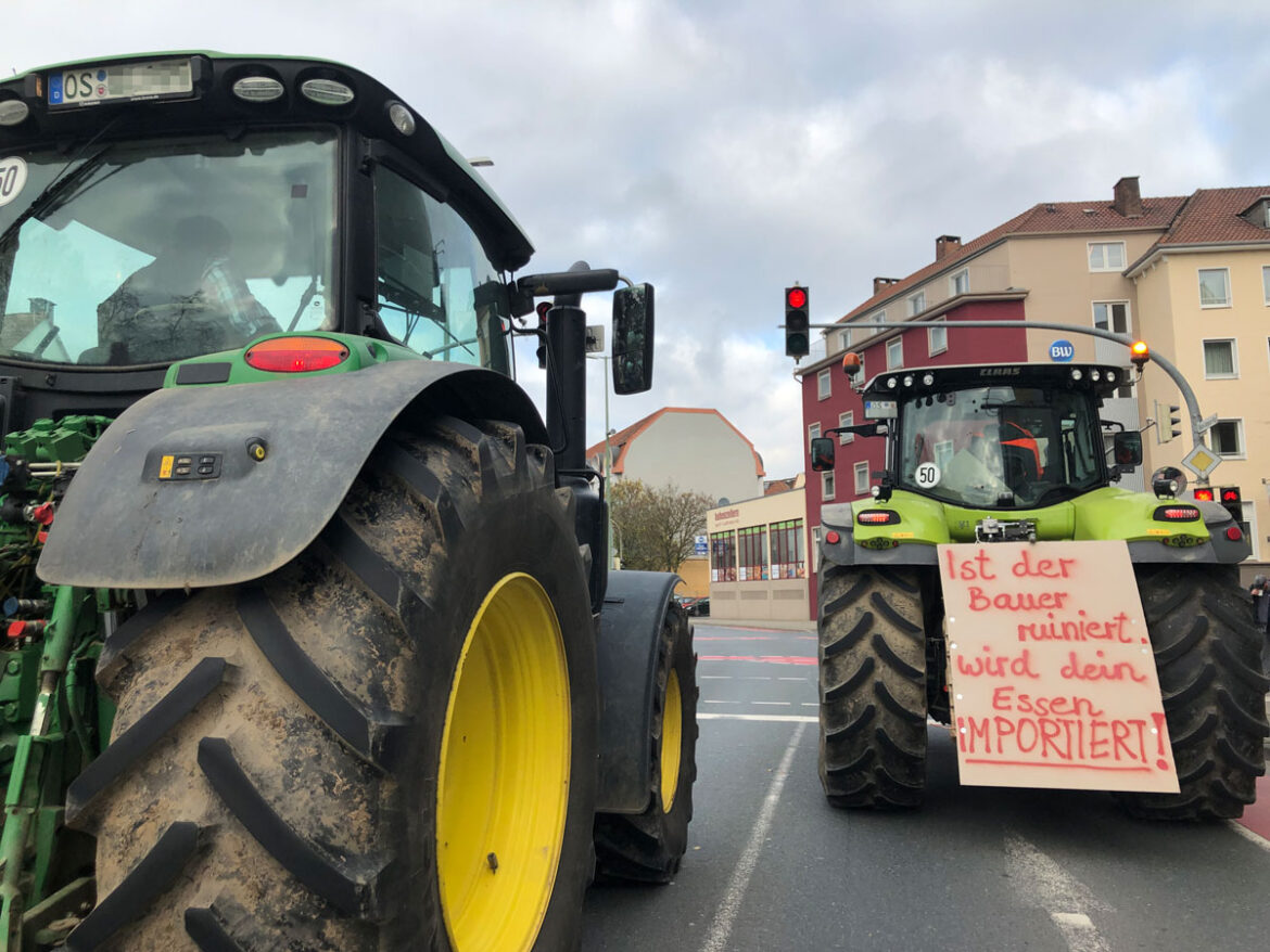 Bauernprotest in Osnabrück