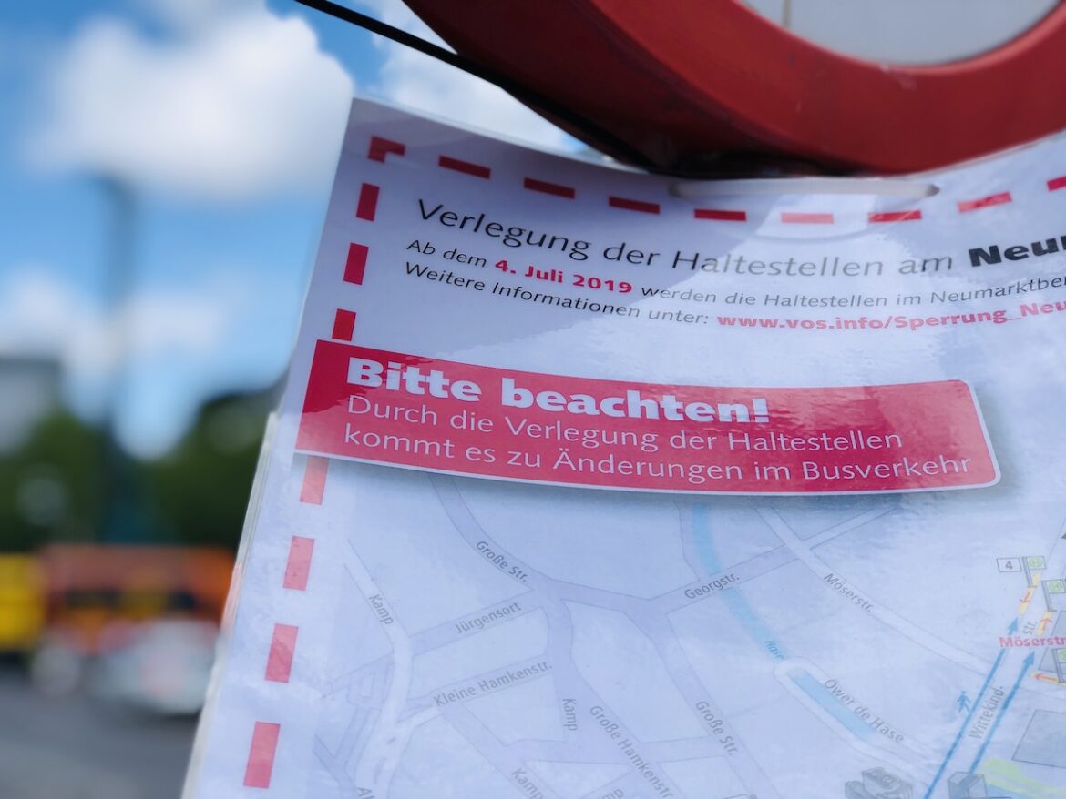 Haltestelle am Neumarkt, Osnabrück