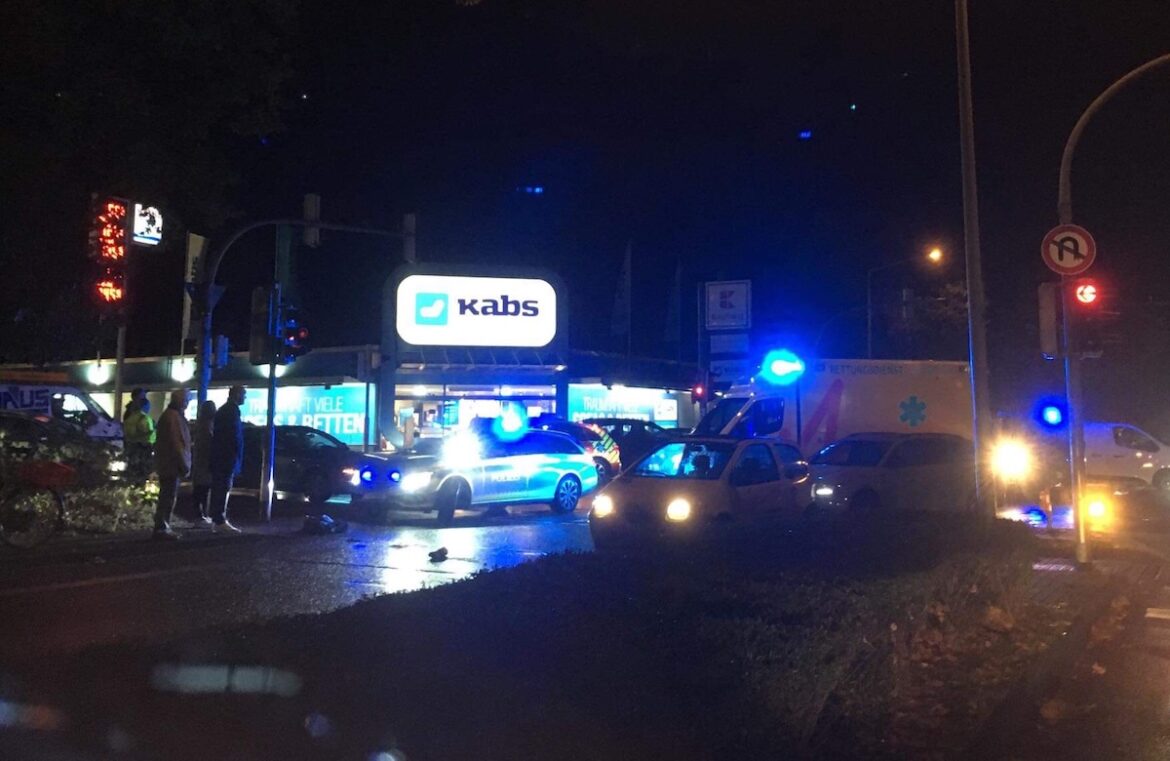 Unfall am Kurt-Schumacher-Damm