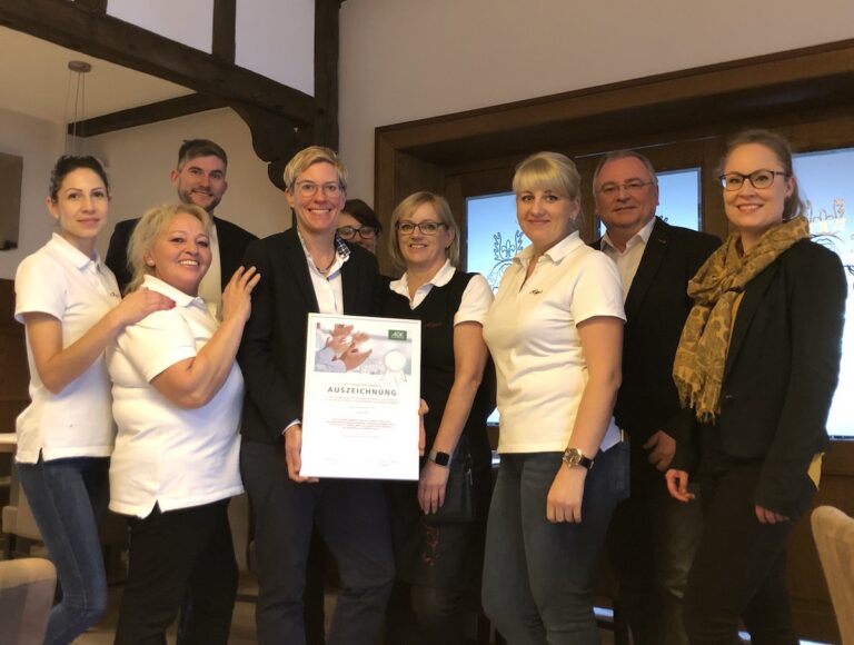 Das Team und die Auszeichnung