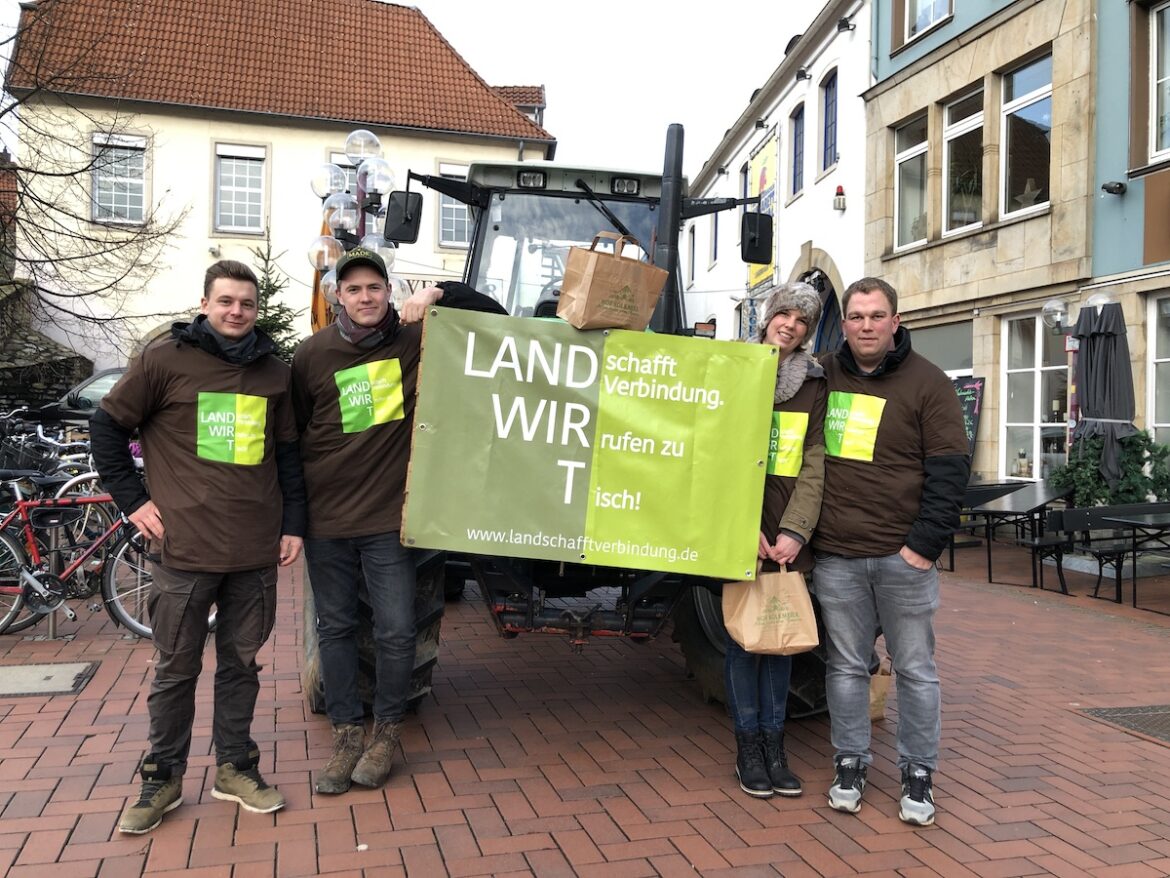 Landwirte in der Osnabrücker Altstadt