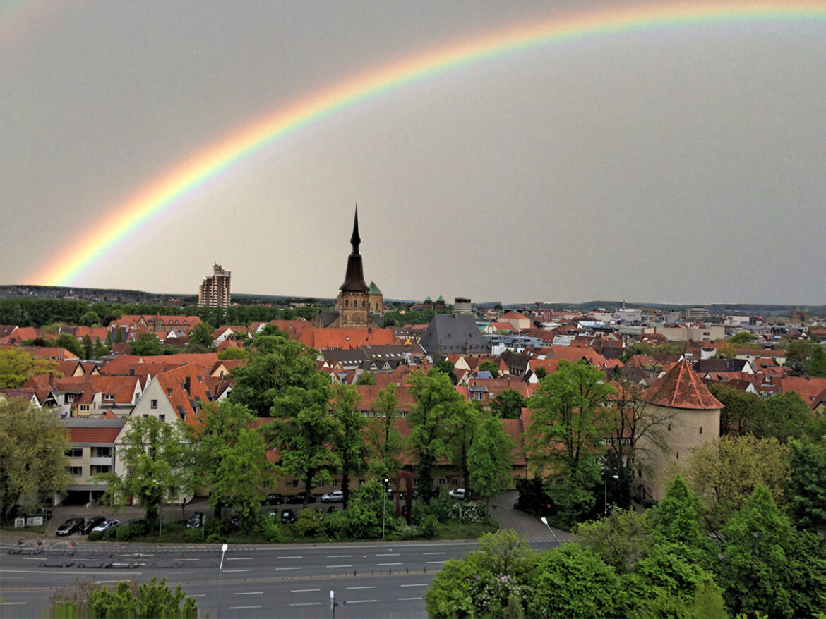 Regenbogen über Osnabrück