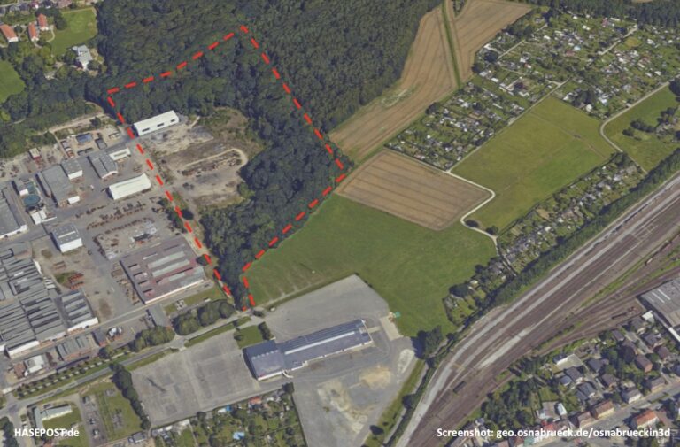 geplantes VfL Trainingszentrum in der Gartlage