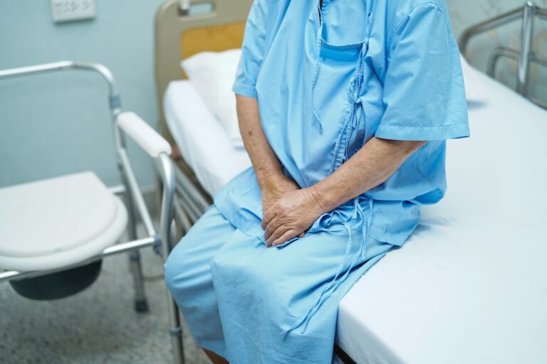 allein im Krankenhaus