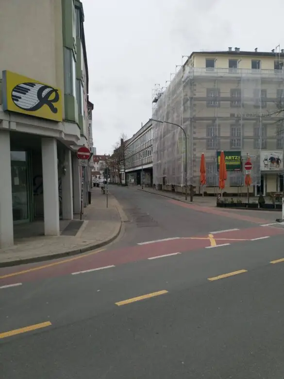 Seminarstraße am Freitagnachmittag / Foto: Wolfgang Niemeyer