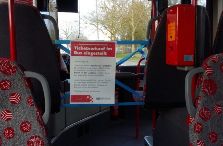 Ticketverkauf in Stadtbussen eingestellt