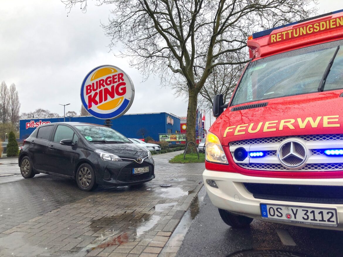 Unfall an der Pagenstecherstraße