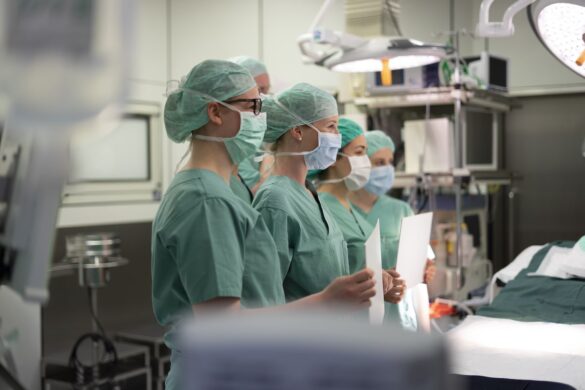 DSC05667 Wie über 60 Mitarbeiterinnen und Mitarbeiter der Schüchtermann-Kliniken in Bad Rothenfelde und Bad Iburg eine wichtige Message übermittelten