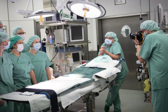 DSC05675 Wie über 60 Mitarbeiterinnen und Mitarbeiter der Schüchtermann-Kliniken in Bad Rothenfelde und Bad Iburg eine wichtige Message übermittelten