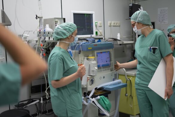 DSC05696 Wie über 60 Mitarbeiterinnen und Mitarbeiter der Schüchtermann-Kliniken in Bad Rothenfelde und Bad Iburg eine wichtige Message übermittelten