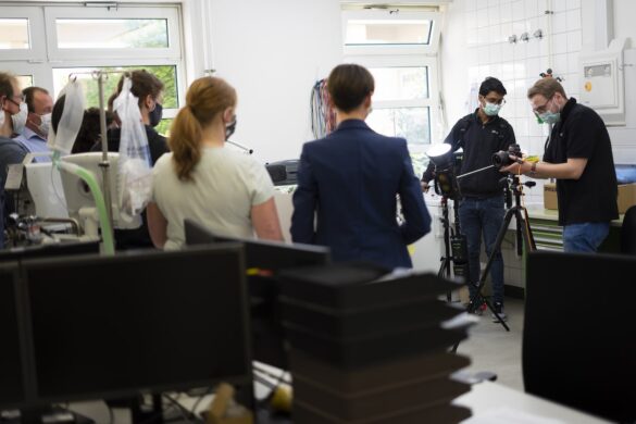 DSC05718 Wie über 60 Mitarbeiterinnen und Mitarbeiter der Schüchtermann-Kliniken in Bad Rothenfelde und Bad Iburg eine wichtige Message übermittelten