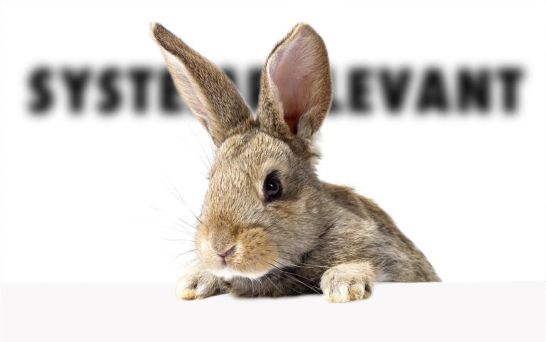 Osterhase, Systemrelevant