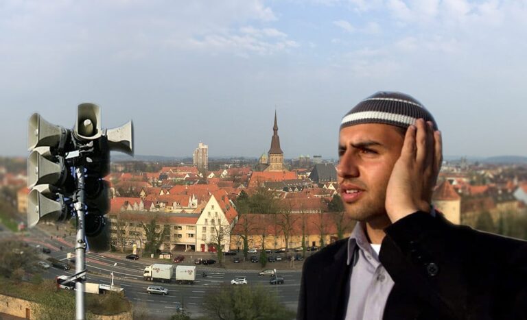 Muezin Rufe über Osnabrück