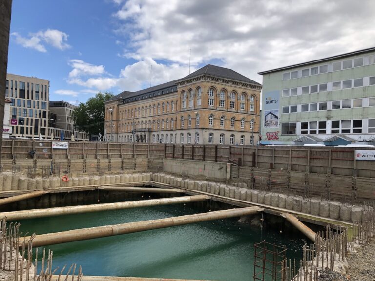 Baugrube Baulos 2 am Neumarkt Osnabrück