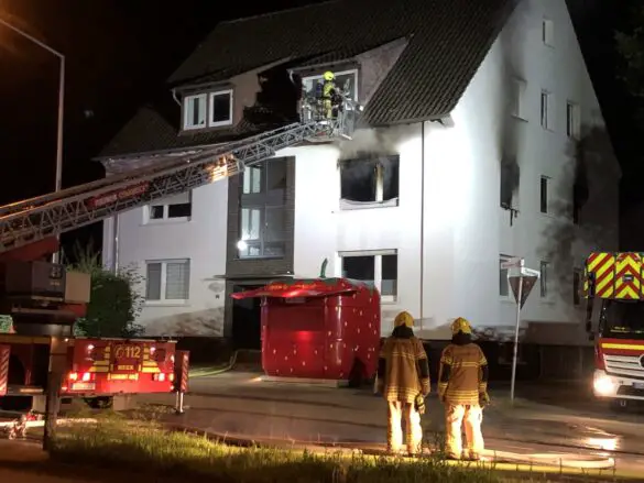 Brand in Eversburg: ein Schwerverletzter und 50.000 Euro Sachschaden [Update]