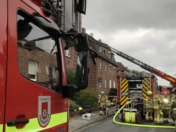Feuerwehreinsatz in der Schwenkestraße (Eversburg), Foto: Pohlmann