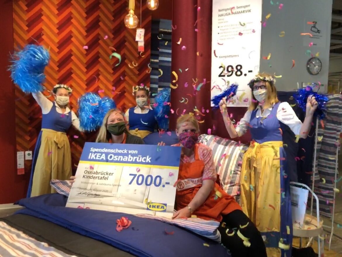 IKEA spendet für die Kindertafel Osnabrück