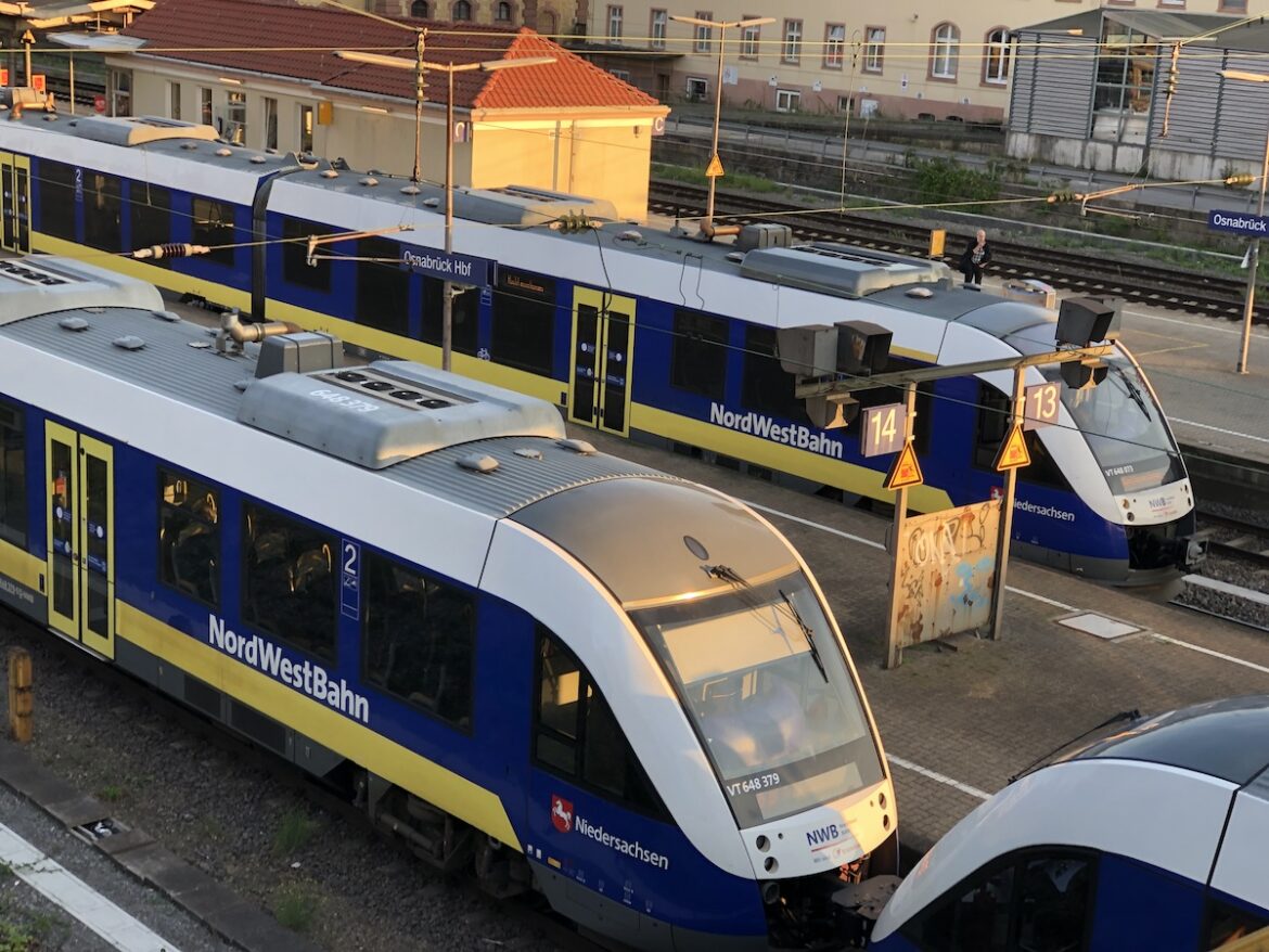 Nordwestbahn im Hauptbahnhof Osnabrück