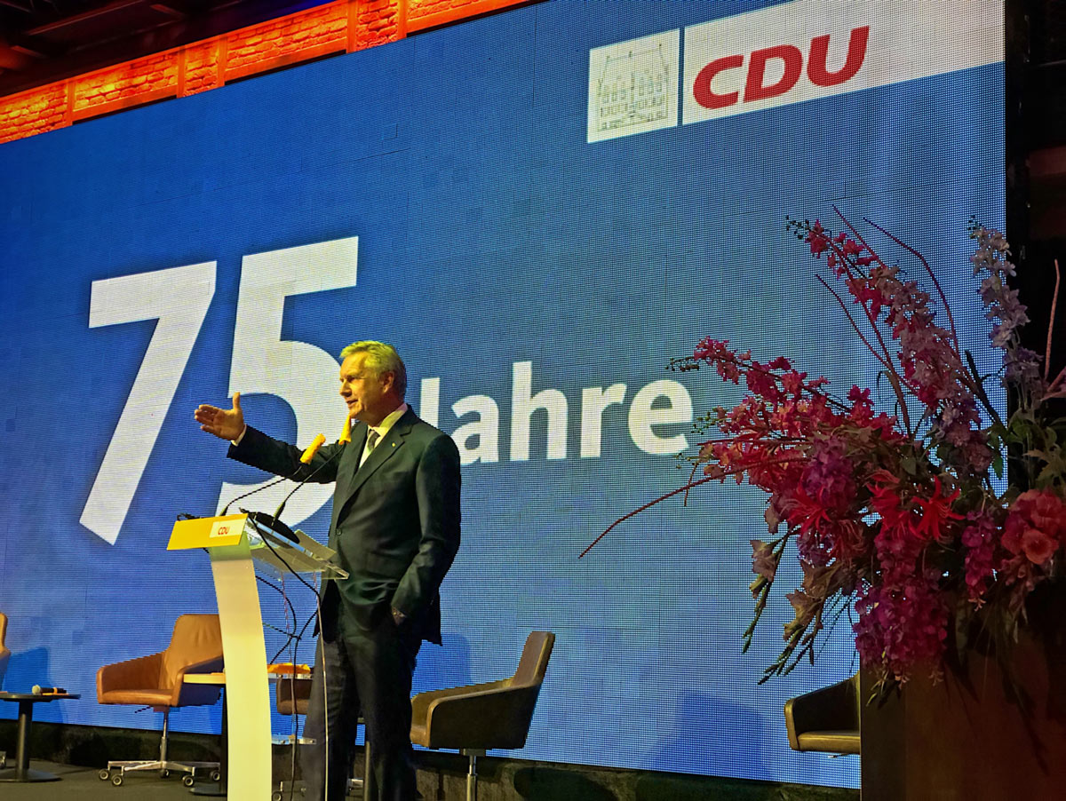 Christian Wulff beim 75. Geburtstag der CDU Osnabrück