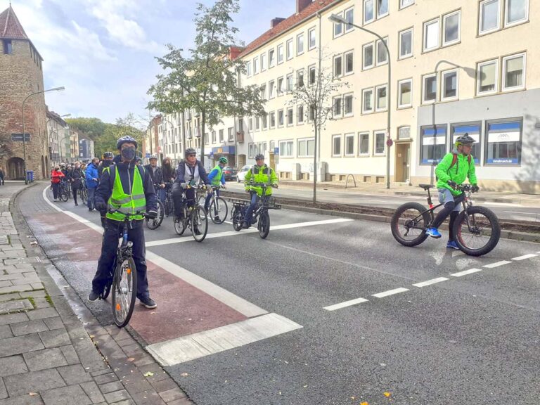Fahrraddemonstration, Foto: Fridays For Future Osnabrück