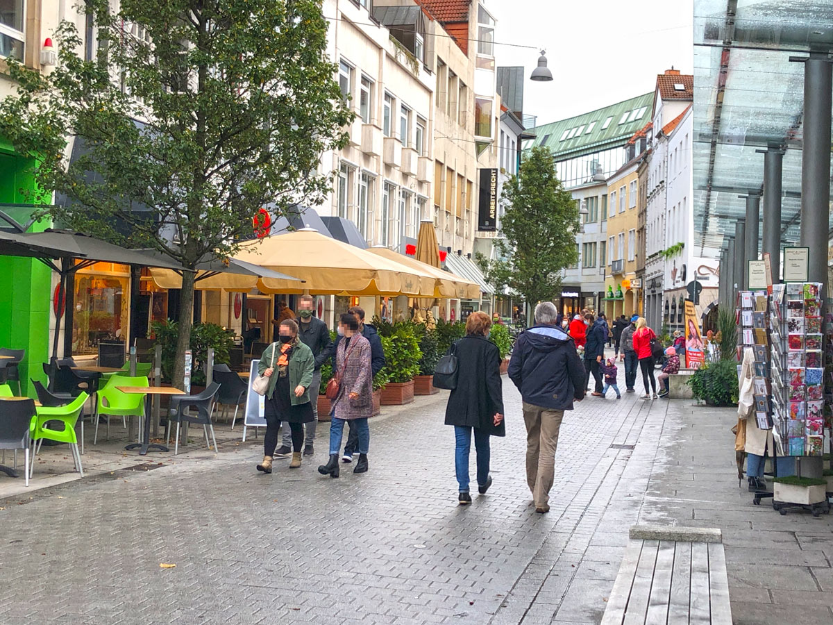Krahnstraße Osnabrück, 24. Oktober 2020