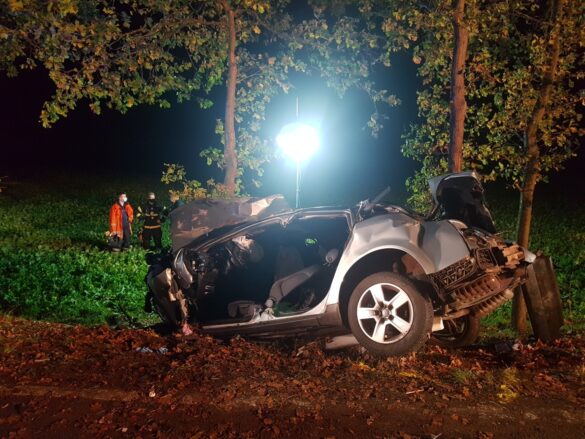 Crash mit zwei PKW auf Landstraße in Ankum bei Osnabrück