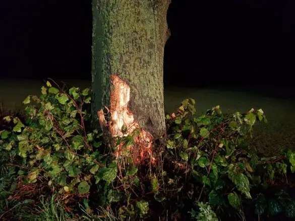 PKW in Melle im Landkreis Osnabrück überschlagen