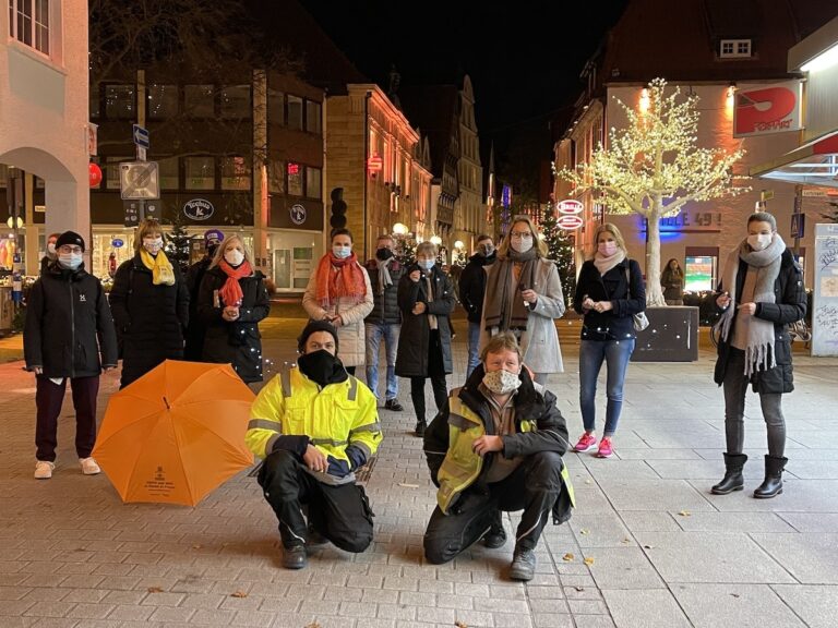 Start der Weihnachtsbeleuchtung in der Krahnstraße Osnabrück