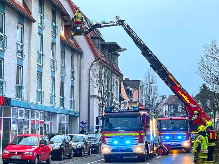 Feuerwehreinsatz, Iburger Straße, Osnabrück